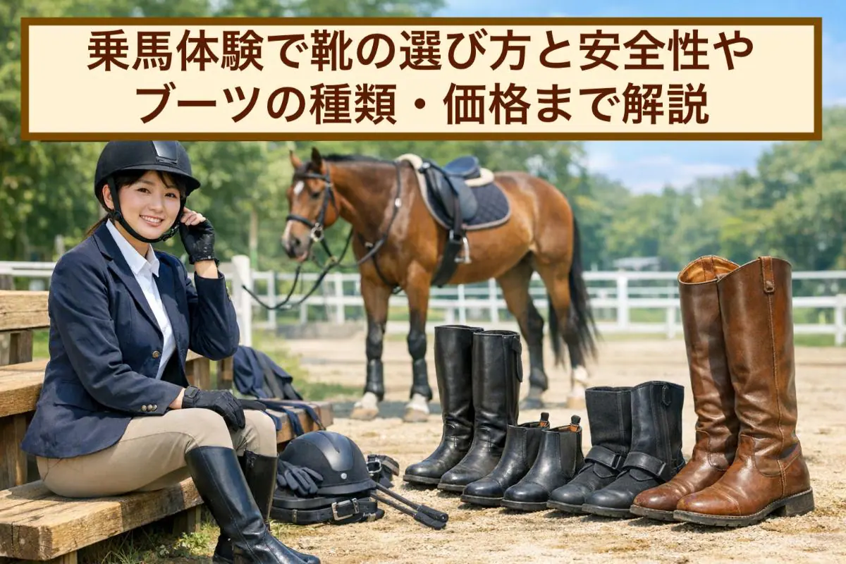 乗馬体験で靴の選び方と安全性やブーツの種類・価格まで解説 | 千葉の 